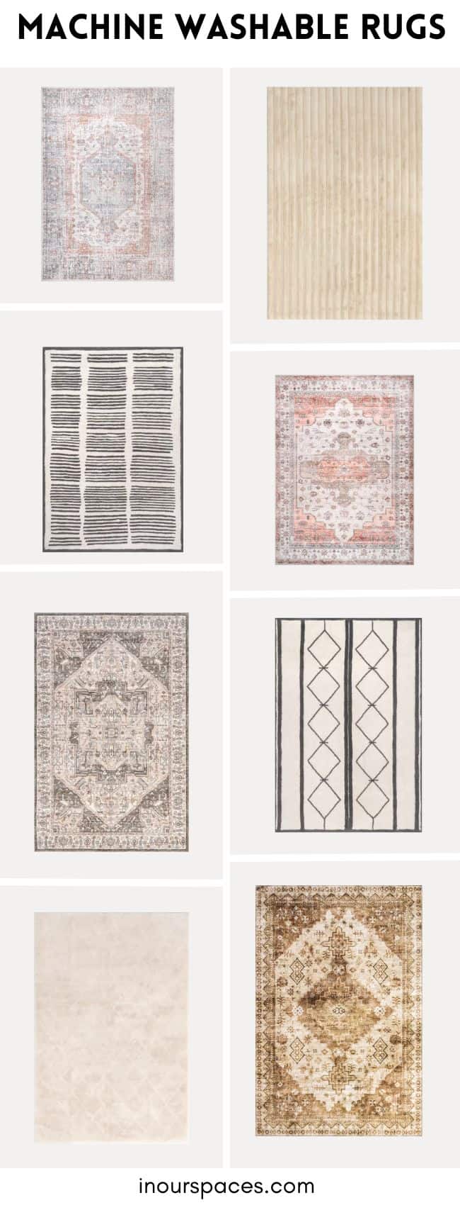 24 Amazing Machine Washable Rugs In Our Spaces