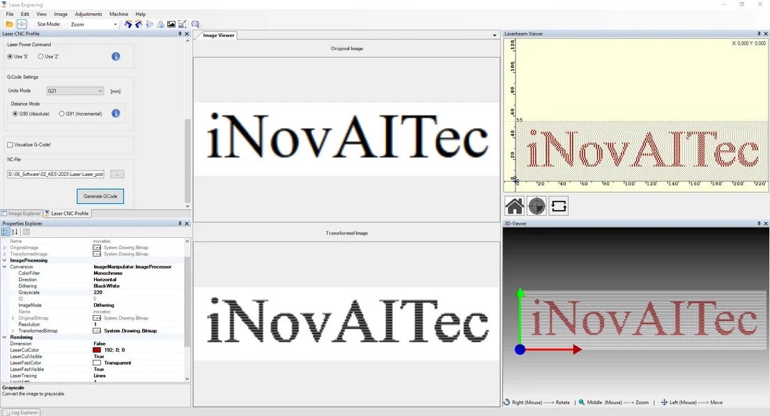 CNC Laser Engraver iNovAITec