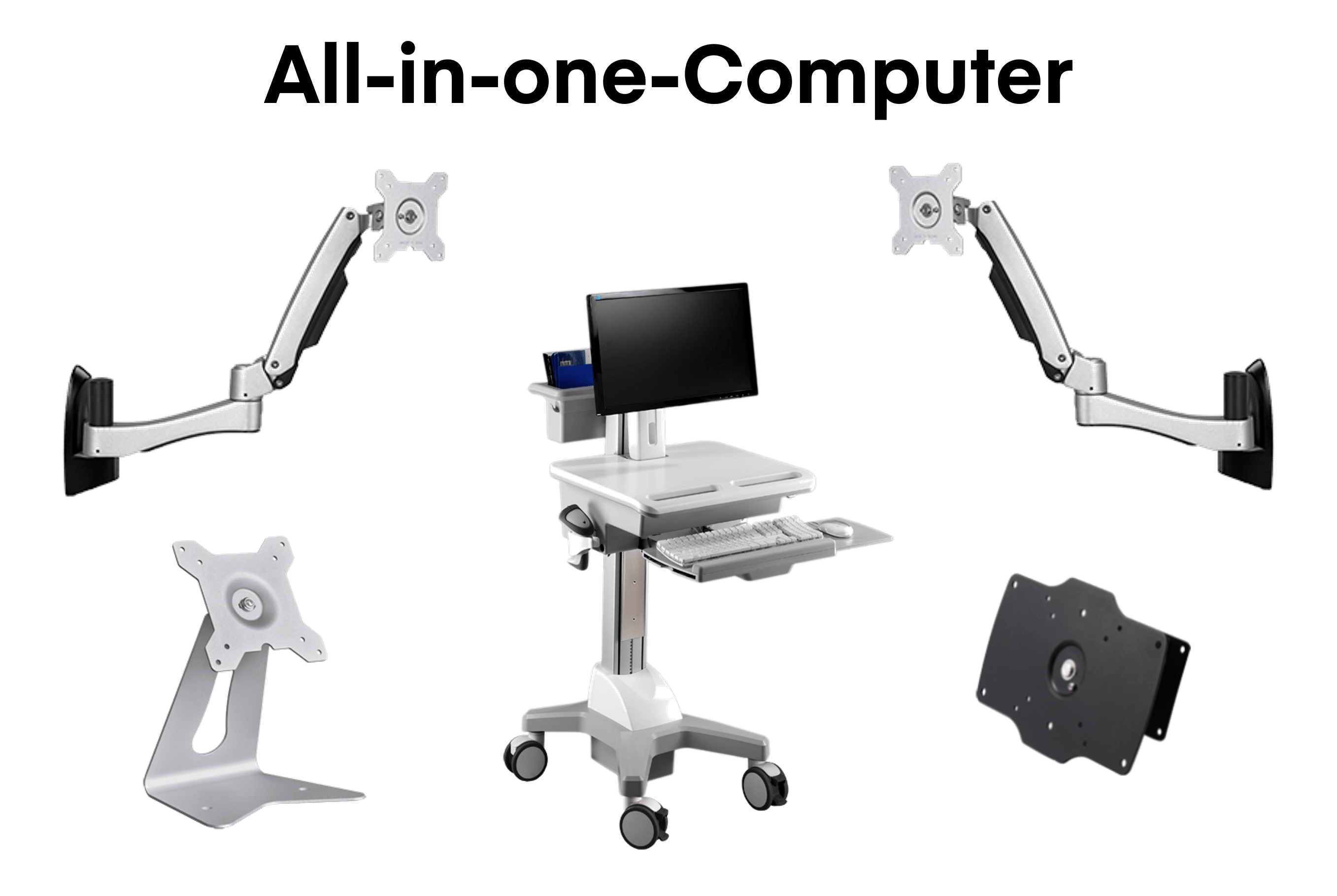 Allinone computer with holder