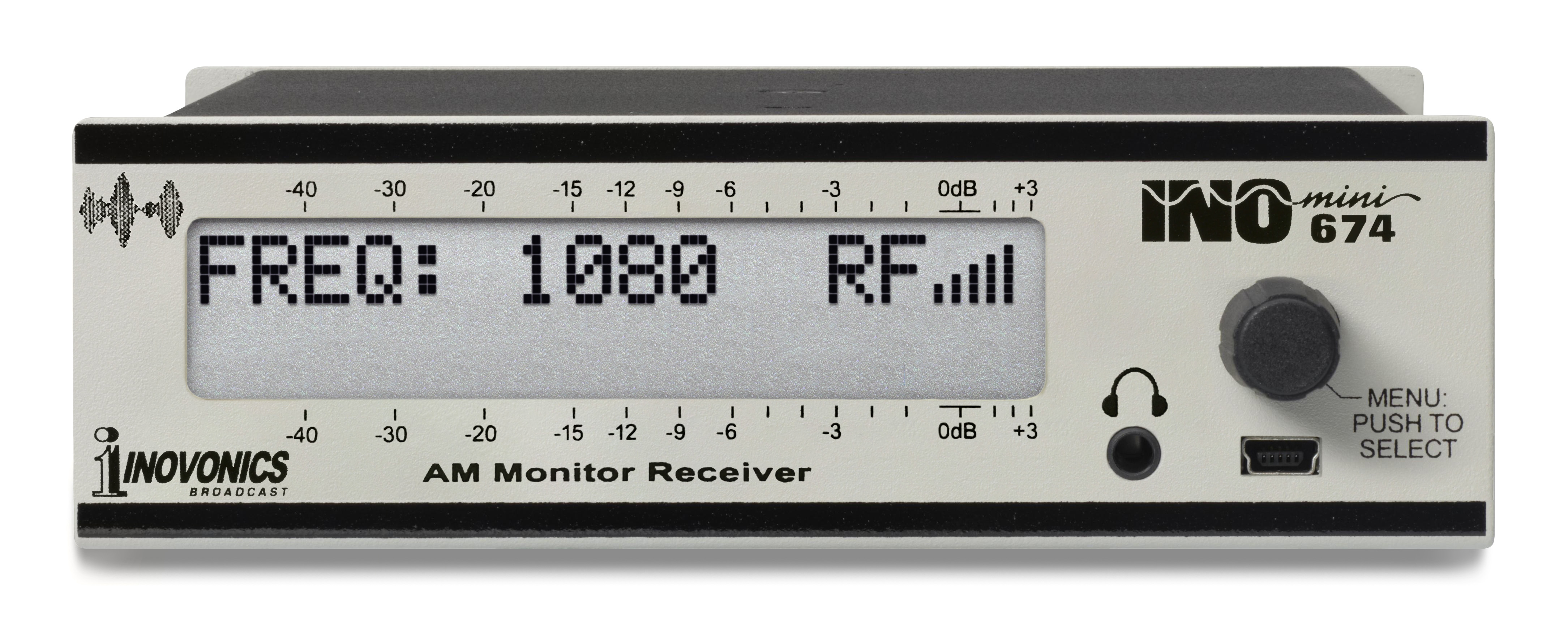 INOmini AM Broadcast Monitor/Receiver Model 674 Inovonics Broadcast