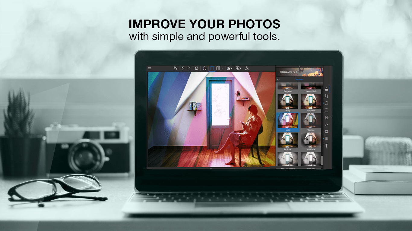 InPixio Photo Editor 8 adds powerful tools to this easy to use editor