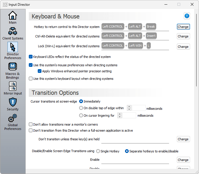 Input Director Software KVM to Control Multiple Computers
