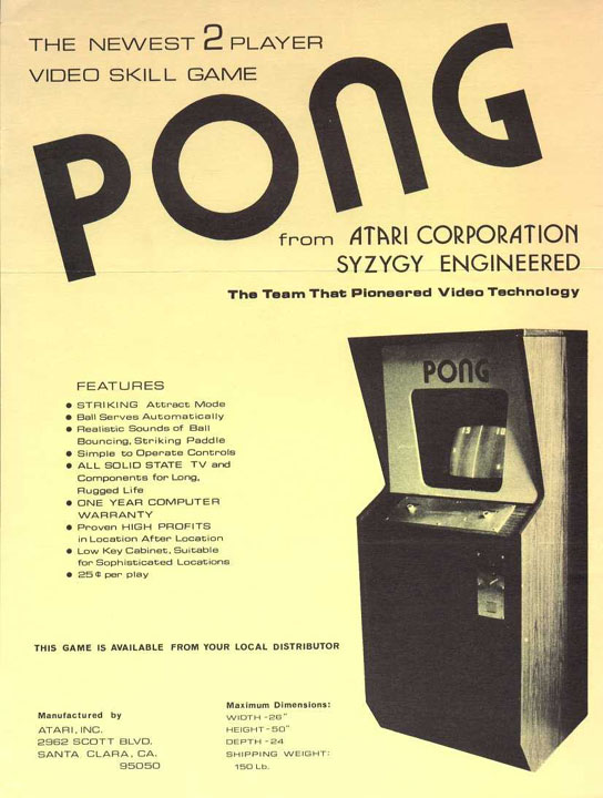 Pong (1972) Insert Coin