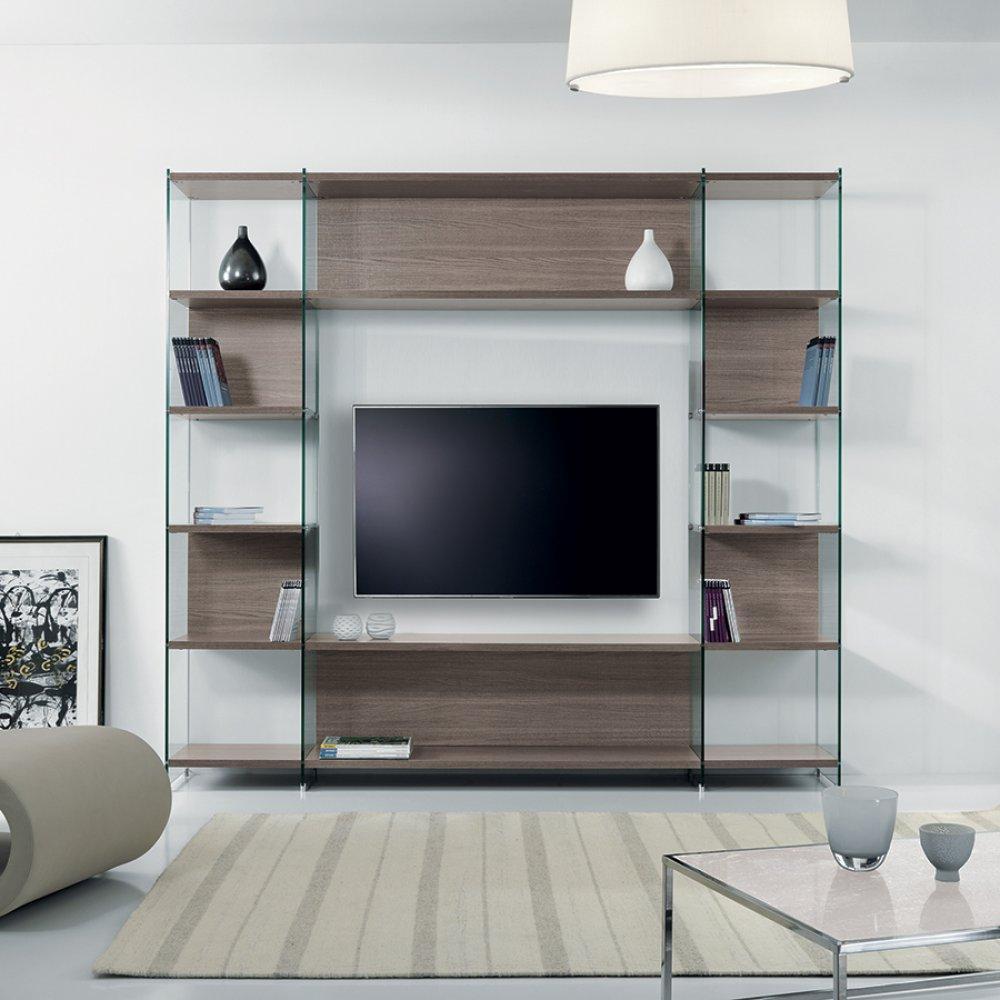 Ensemble mural TV, meubles et rangements, Composition murale tv