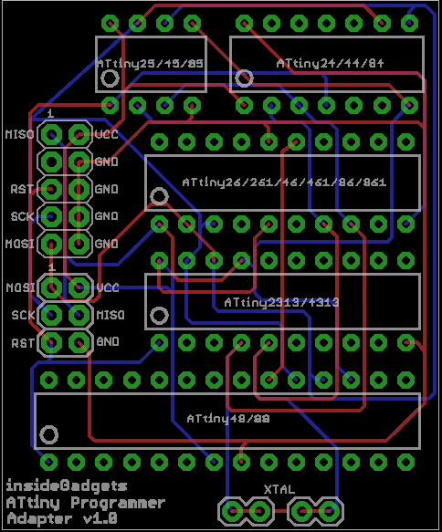 ATtiny Programmer Adapter v1.0 « insideGadgets