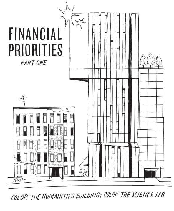 Coloring book offers academics chance to be creative while poking fun