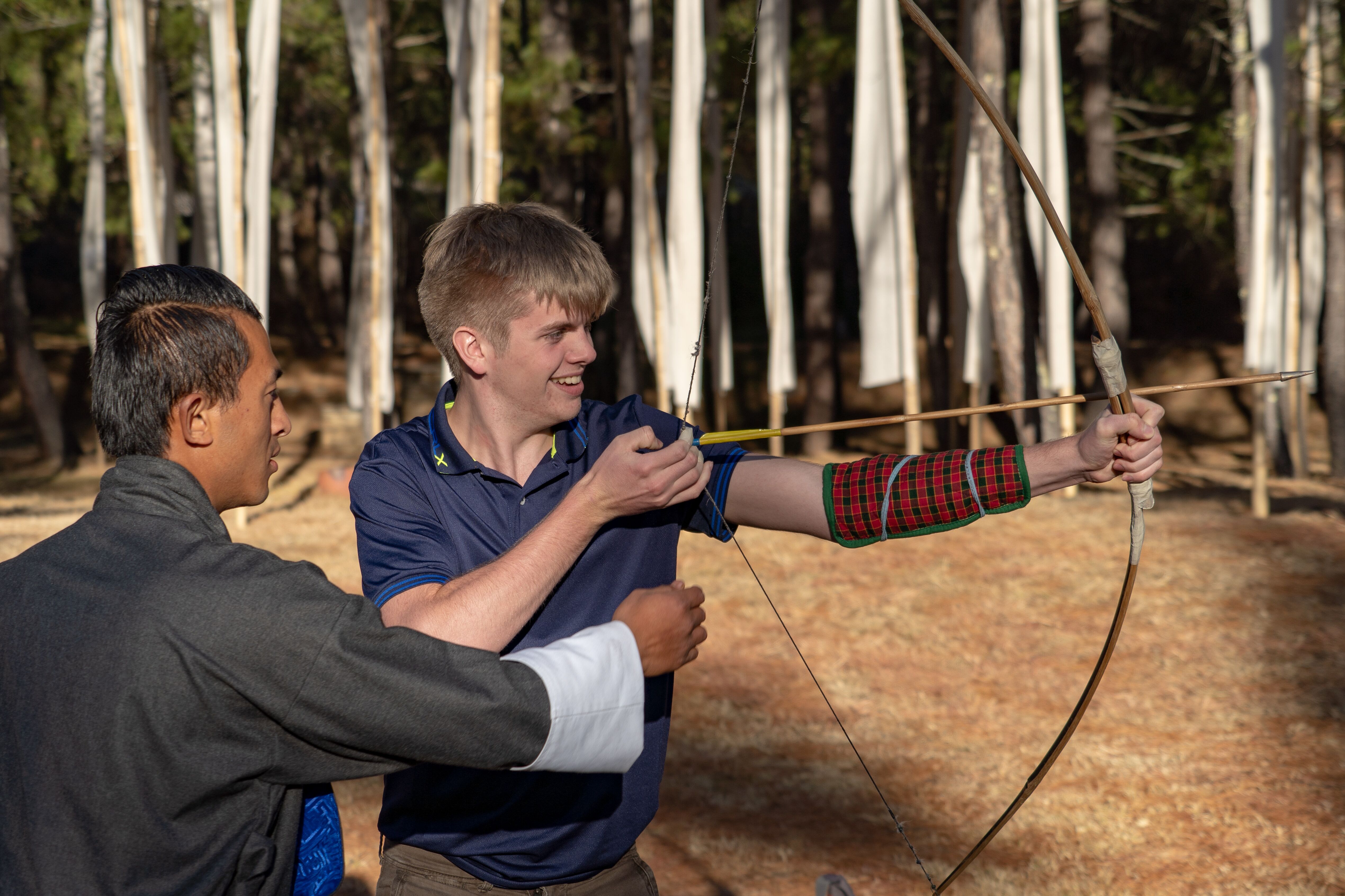 Bhutan archery Inside Himalayas