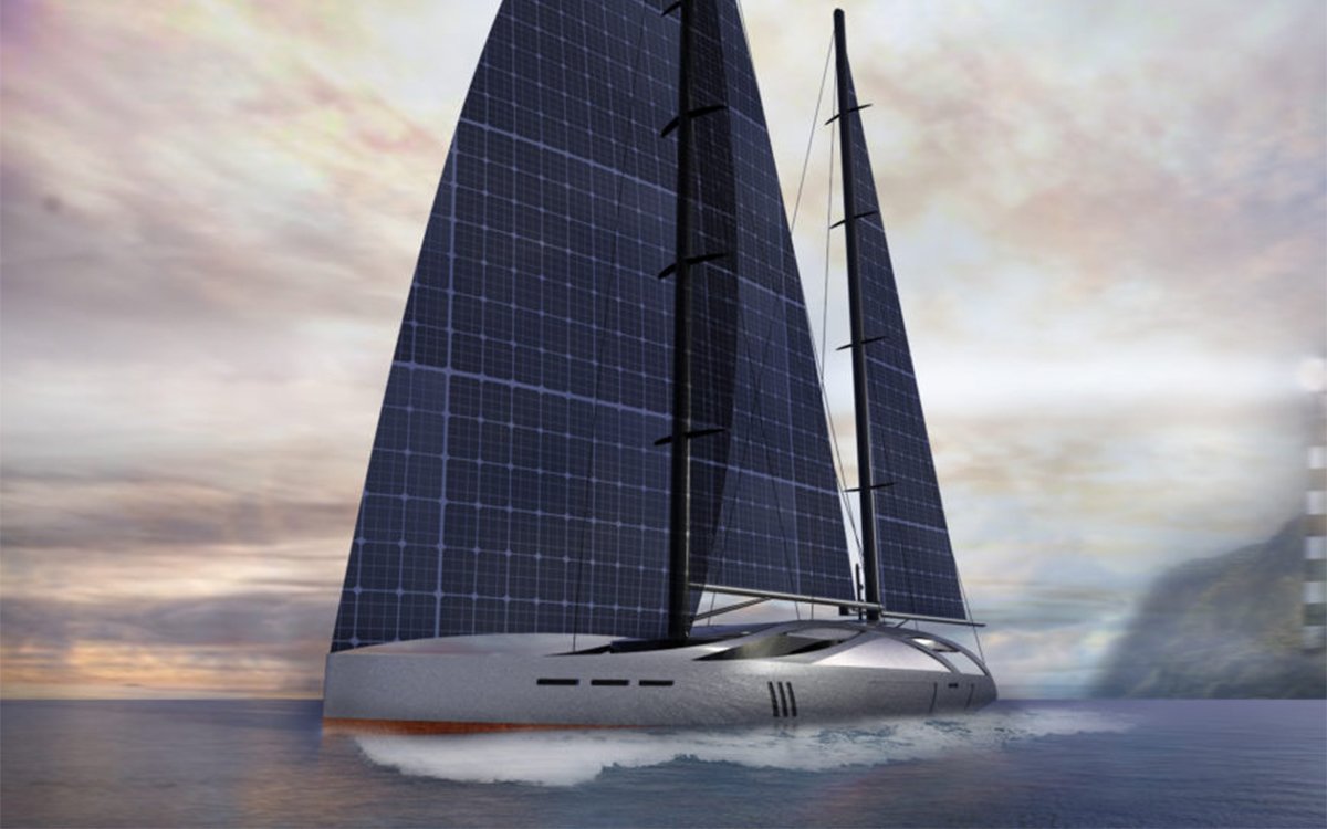 Aquila solar yacht concept by Dani Santa uses CIGS cells InsideHook