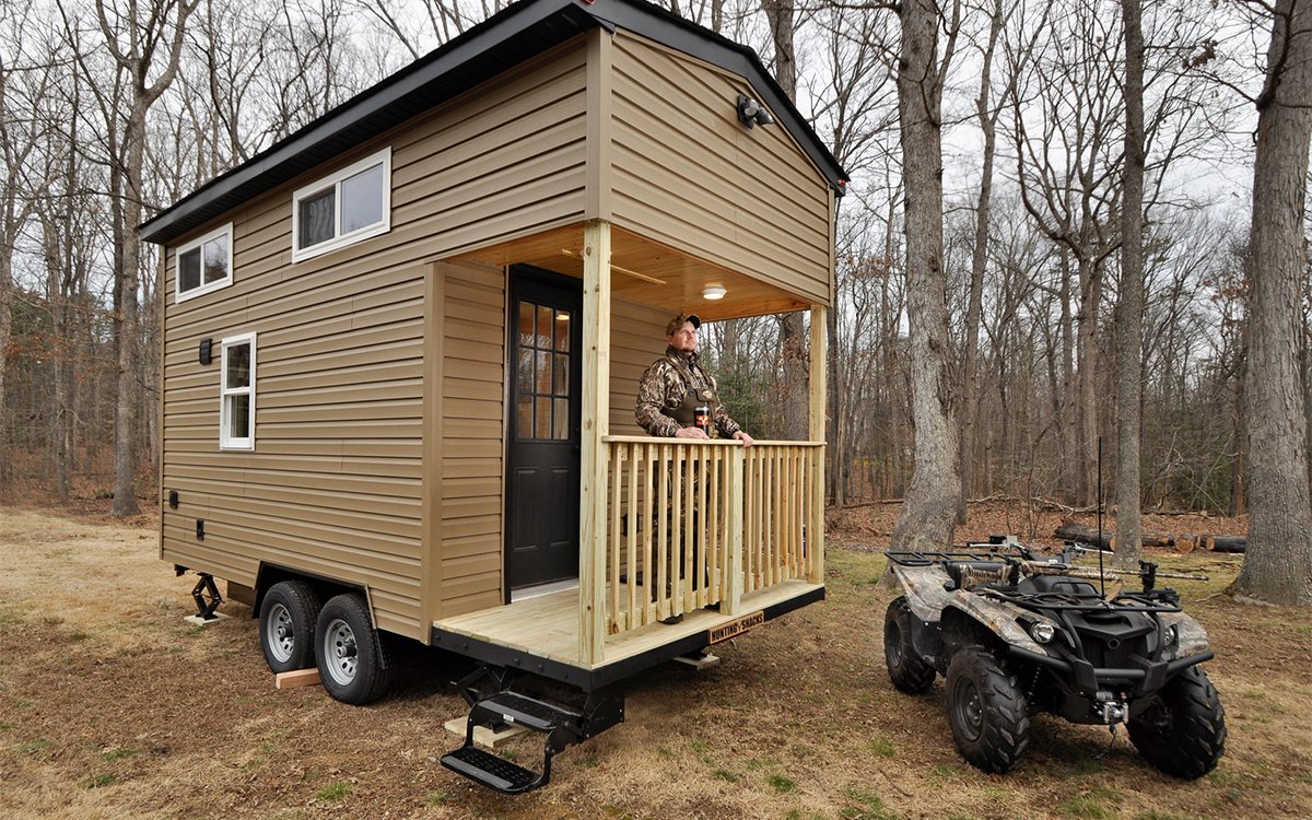 Alpine Hunting Shack by the Tiny House Building Company InsideHook
