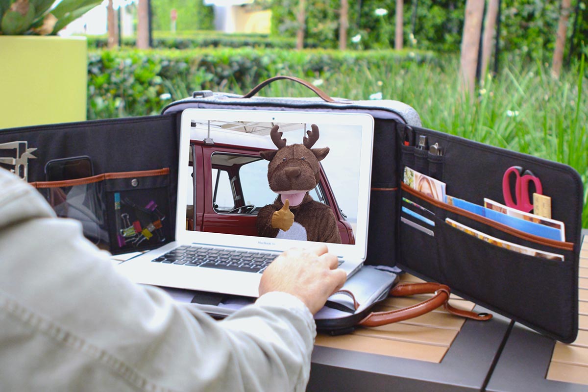 The Moose Backpack Doubles as a Portable Workstation InsideHook