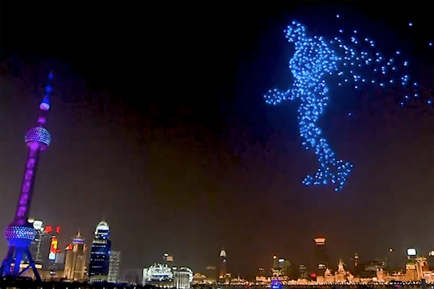 Shanghai's New Year's Eve Light Show Didn't Actually Happen InsideHook
