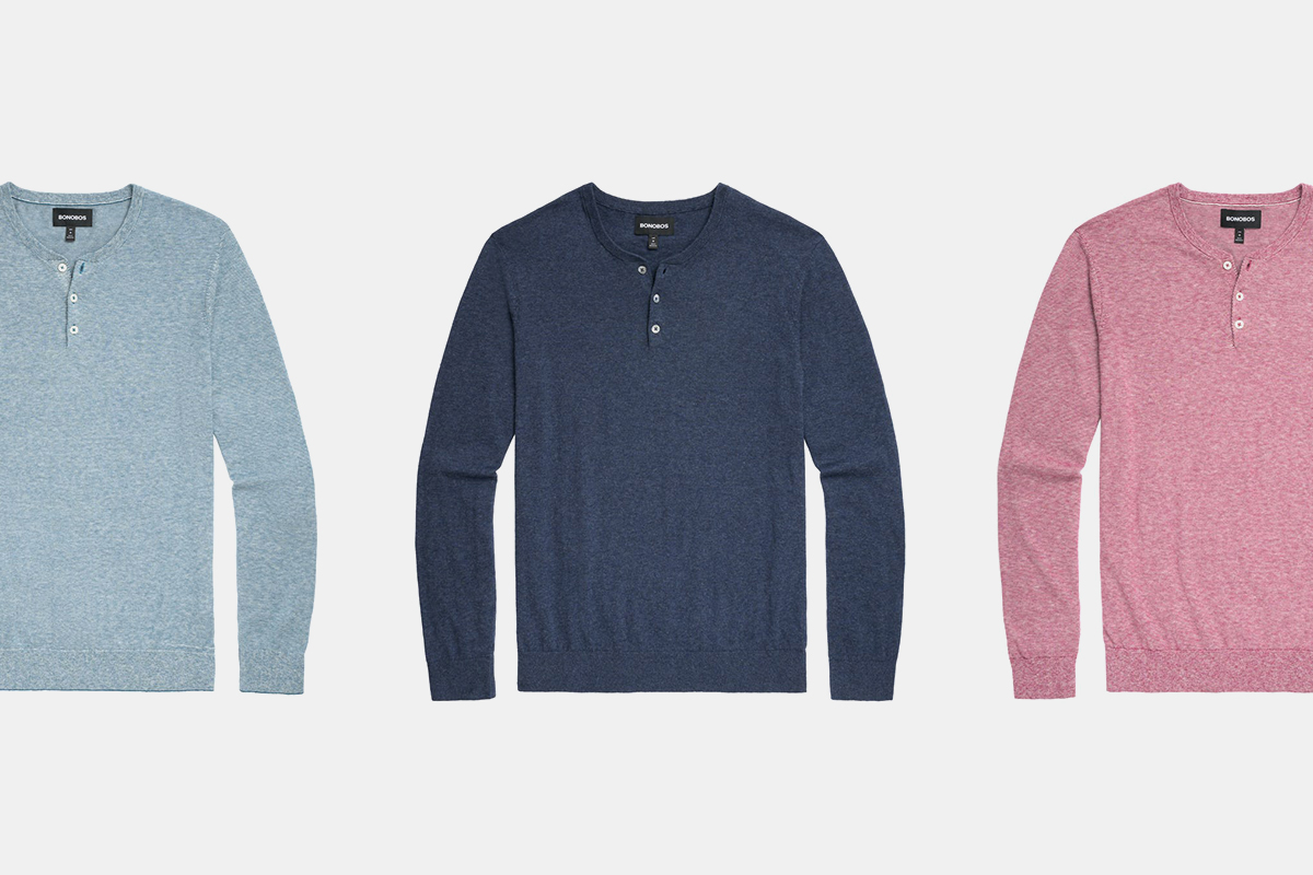 Save 30 on Bonobos Henleys Today InsideHook