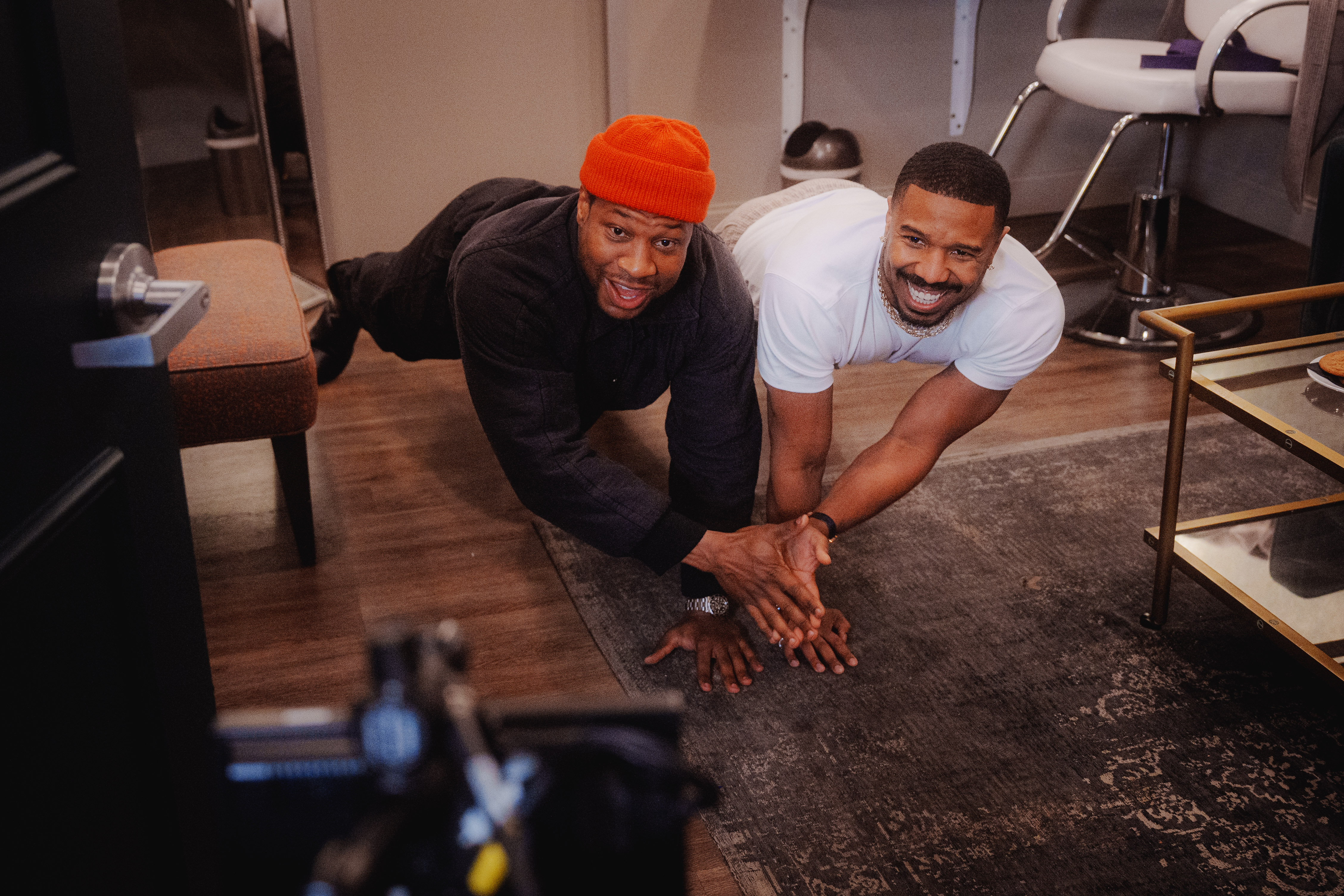 Michael B. Jordan and Jonathan Majors's Ab Workout for "Creed III