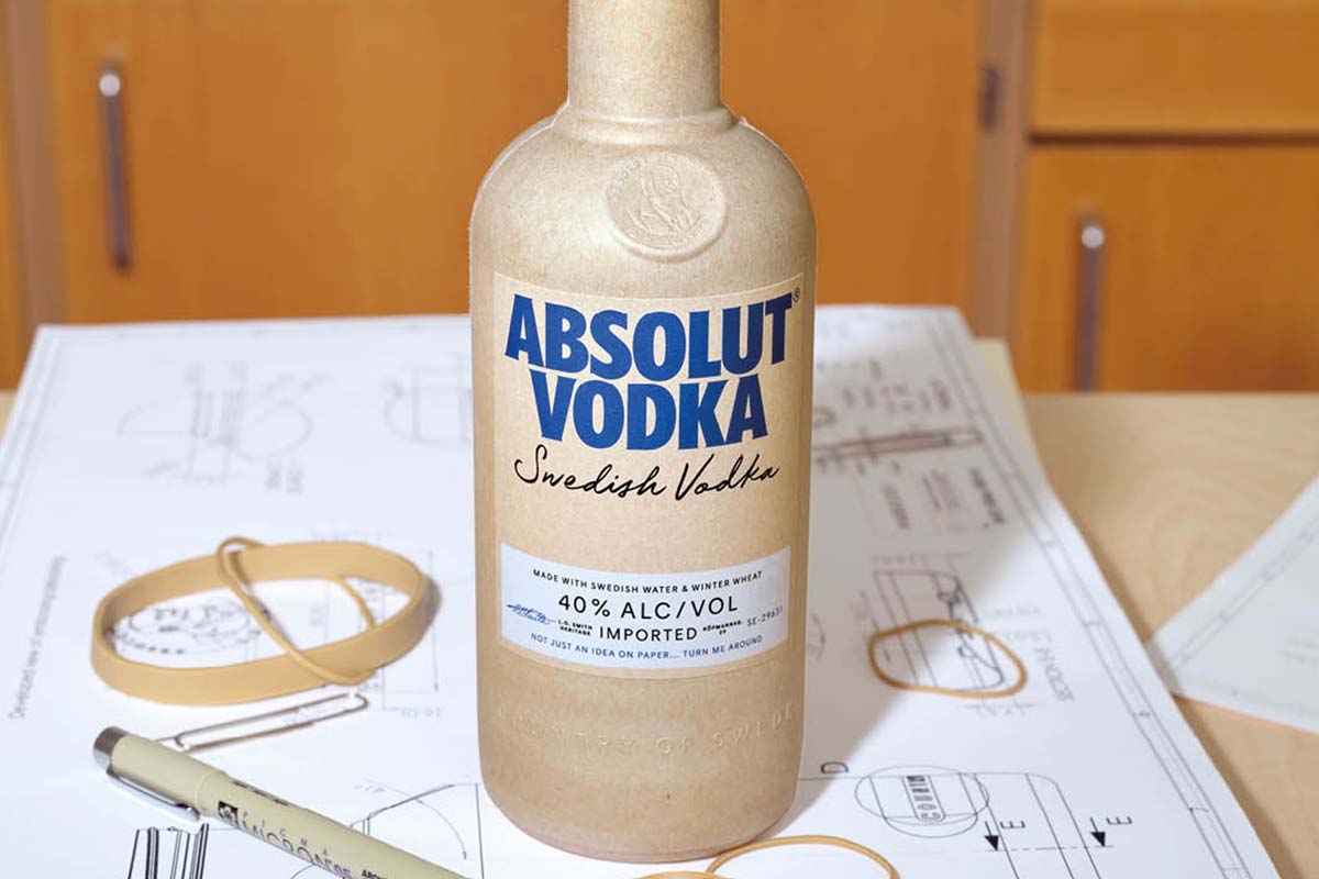 Absolut Is Introducing a PaperBased Bottle for Its Flagship Vodka