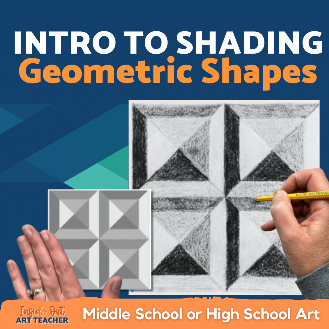 Middle School or High School Art Lesson Beginner Shading Worksheets Inside Out Art Teacher