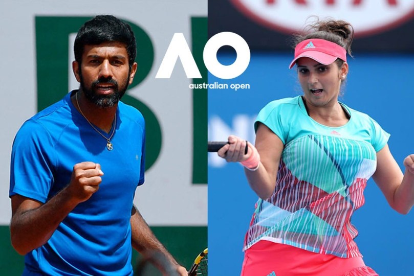 Australian Open Highlights Sania Mirza & Rohan Bopanna win first round