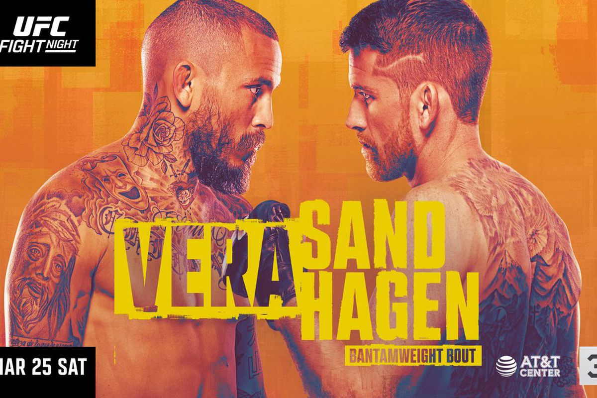 UFC Marlon Vera vs Cory Sandhagen Start time in 25 countries