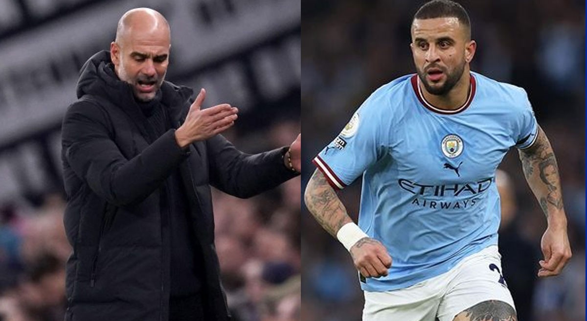 Kyle Walker Bar Row Pep Guardiola warns Manchester City stars to