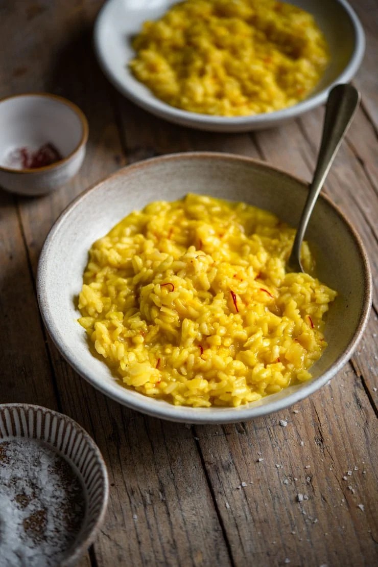 Simple Saffron Risotto Inside The Rustic Kitchen