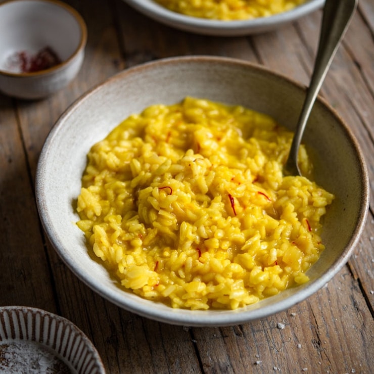 Simple Saffron Risotto Inside The Rustic Kitchen