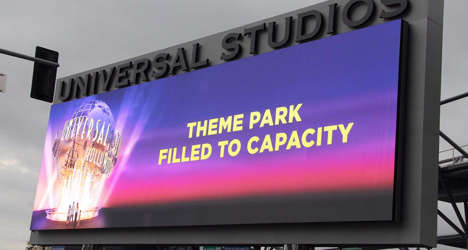 Universal Studios Hollywood closes due to capacity; poised