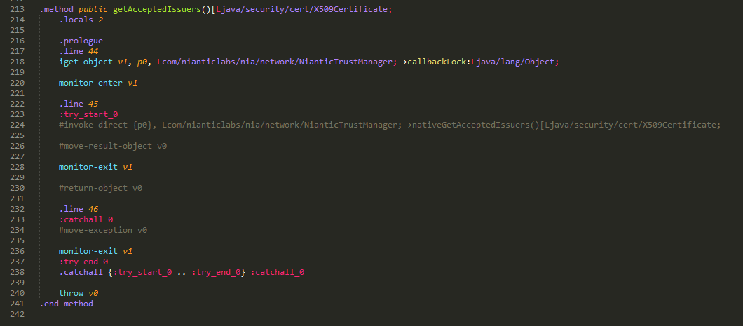 Pokemon Go 0 35 0 Remove Ssl Pinning Insidevcode