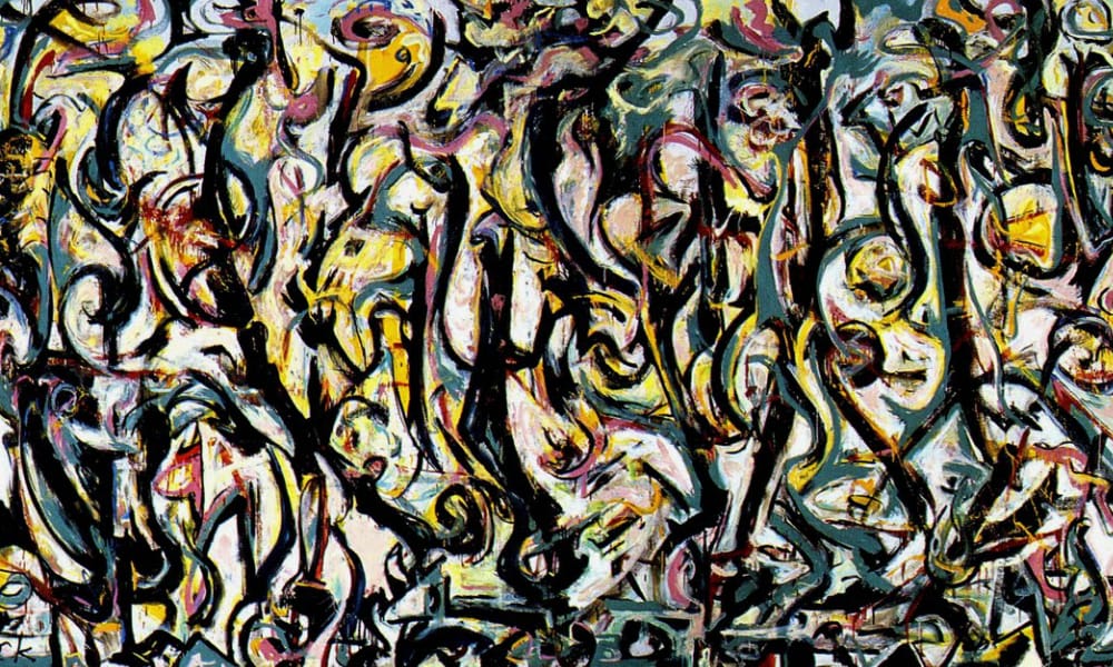 Jackson Pollock. Mural painting, energy made visible Inside Venice