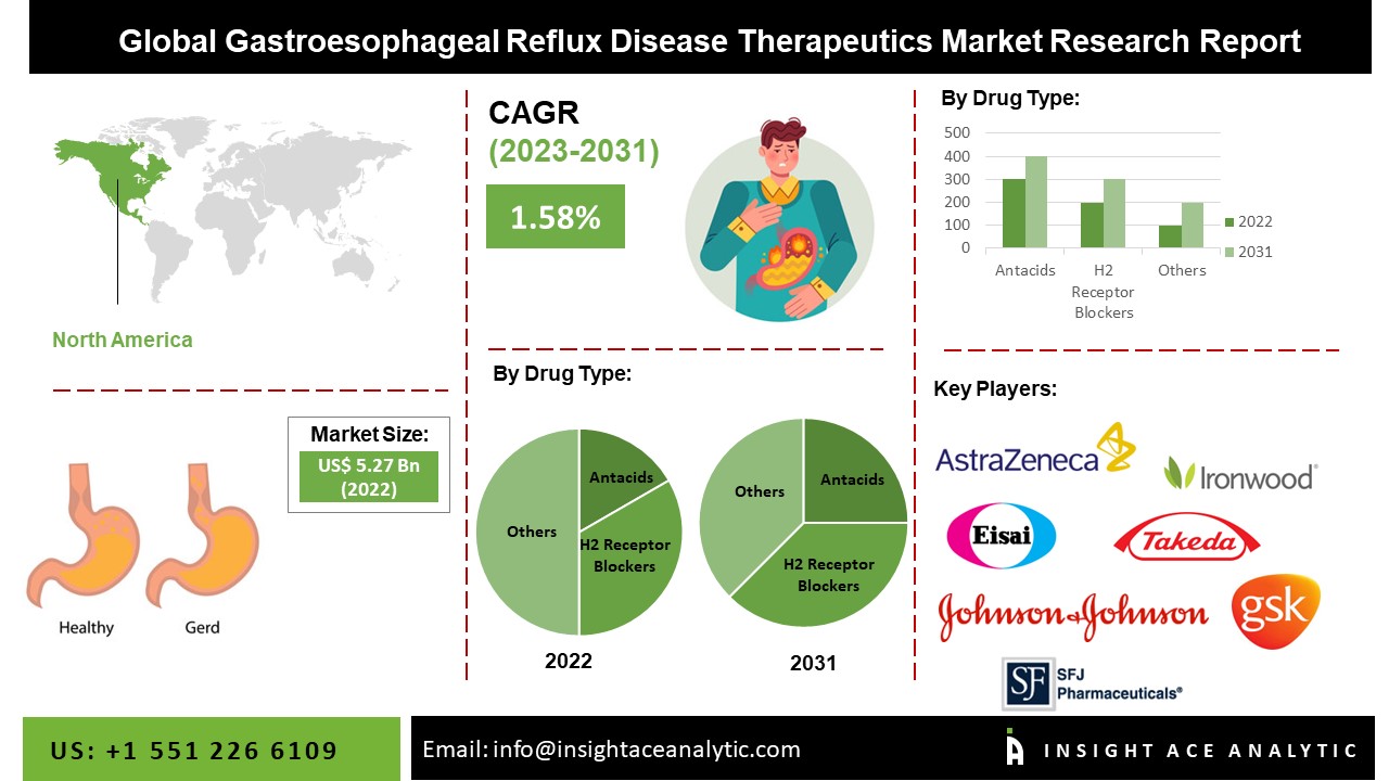 Gastroesophageal Reflux Disease Therapeutics Market Overview Report