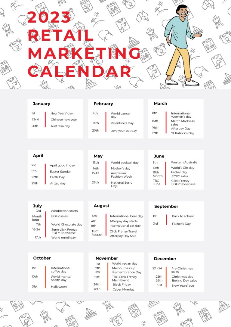 Insil Marketing Retail Calendar 2023 Edition Insil Homepage