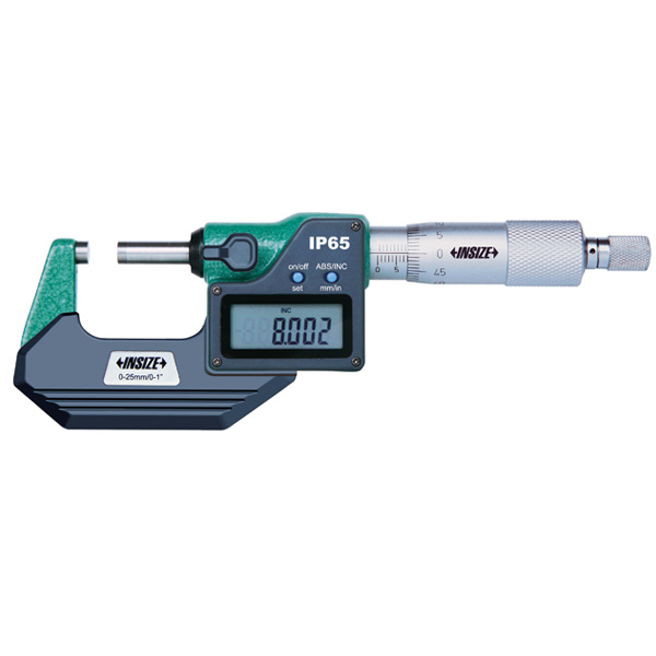 Insize METRIC DIGITAL OUTSIDE MICROMETER (IP54), 025mm (310825A) eBay