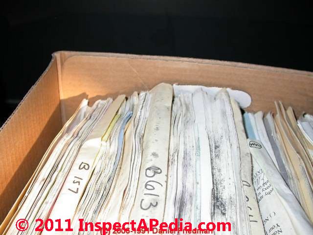 Conservation of your documents remove mold from old passports