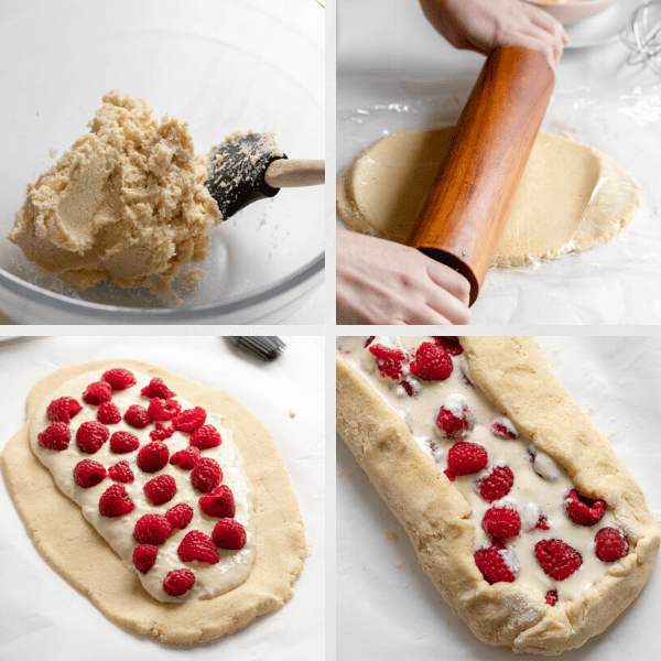Tender and Flaky Keto Raspberry Cream Cheese Danish!
