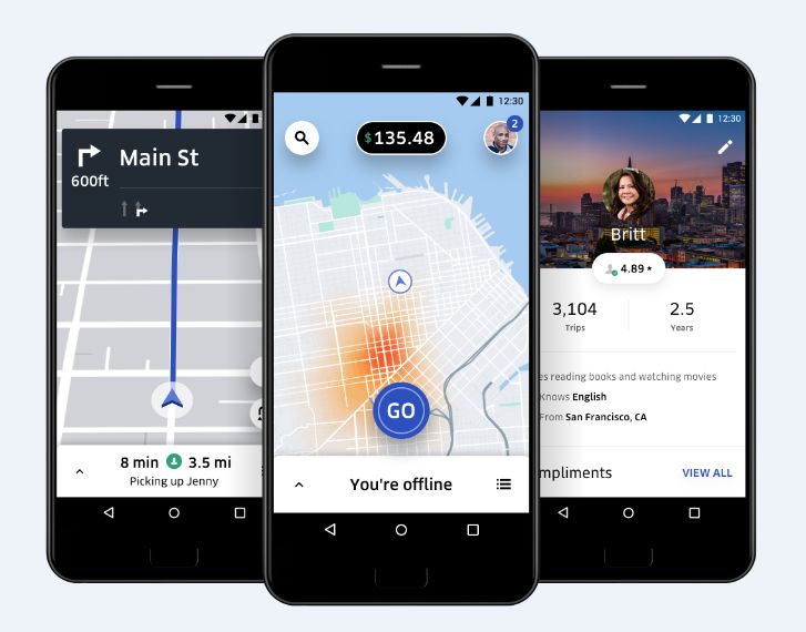 Uber improves its app, at least for the partners!