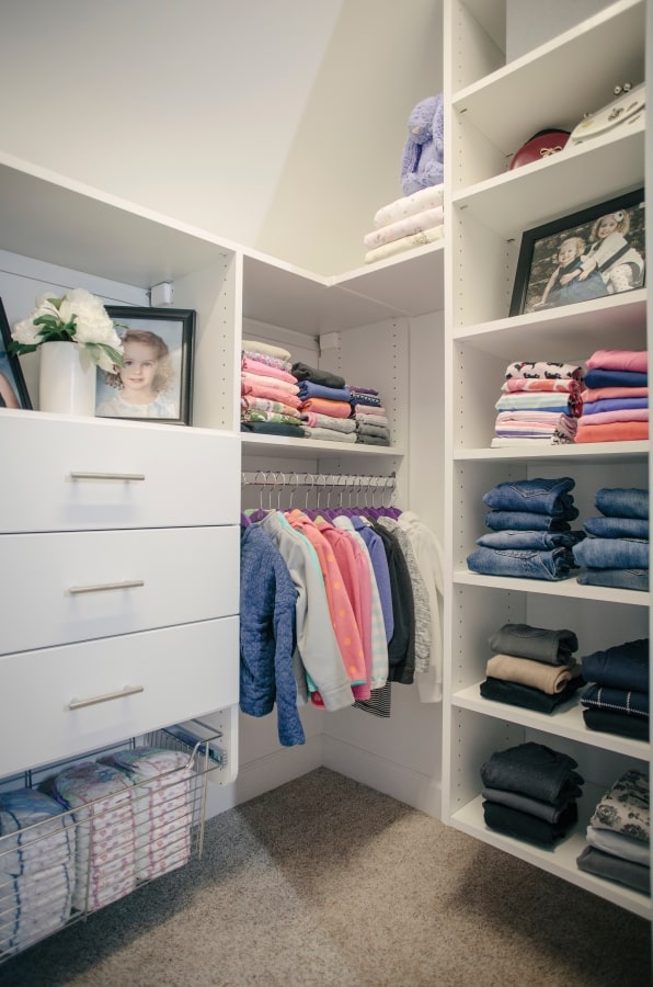 Custom Kids WalkIn Closet Organizers Inspired Closets