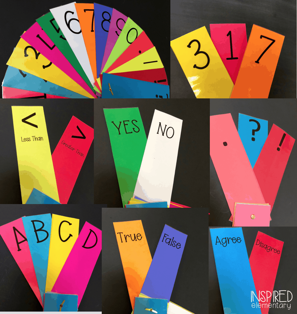 Silent Response Cards · Inspired Elementary