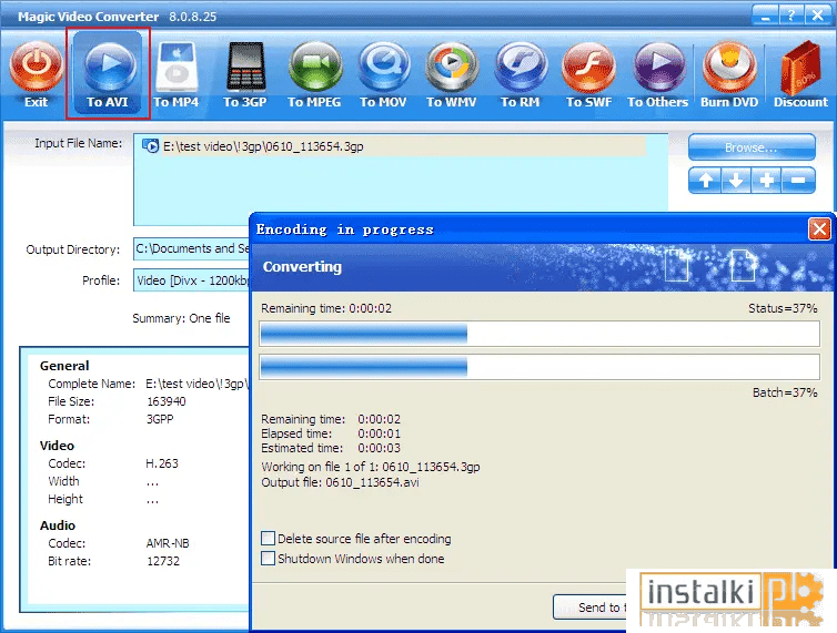 Magic Video Converter 12.1.11.11 Windows download instalki.pl