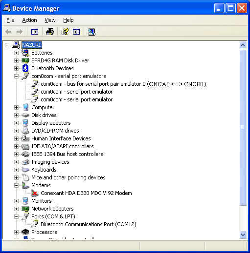 Steps on how to setup the virtual serial ports on Windows XP and VirtualBox virtual machine