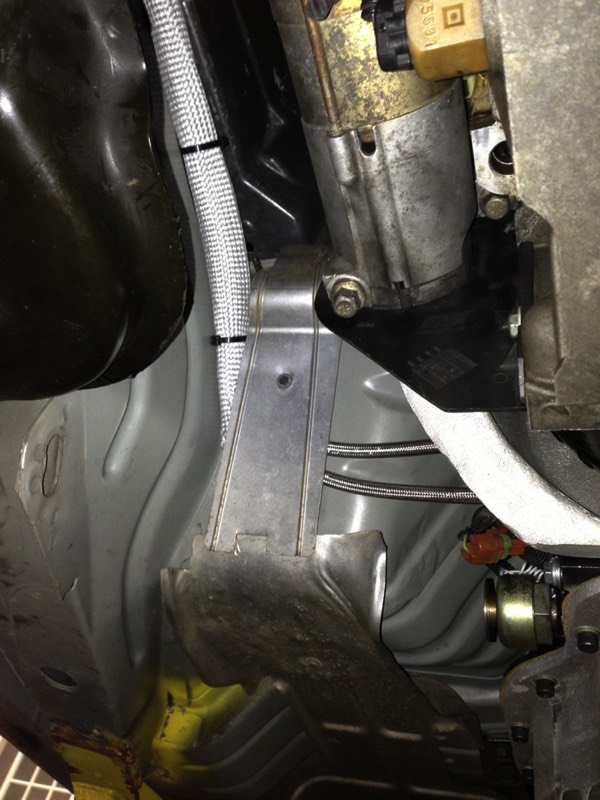 Transmission Cooler Line Routing TH400 Converstion from M6 1999