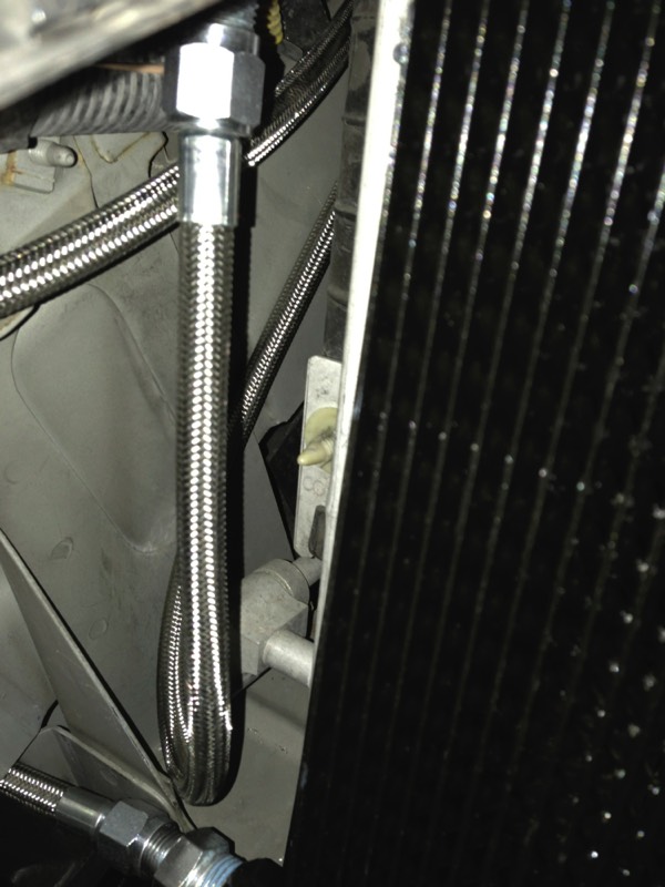 Transmission Cooler Line Routing TH400 Converstion from M6 1999