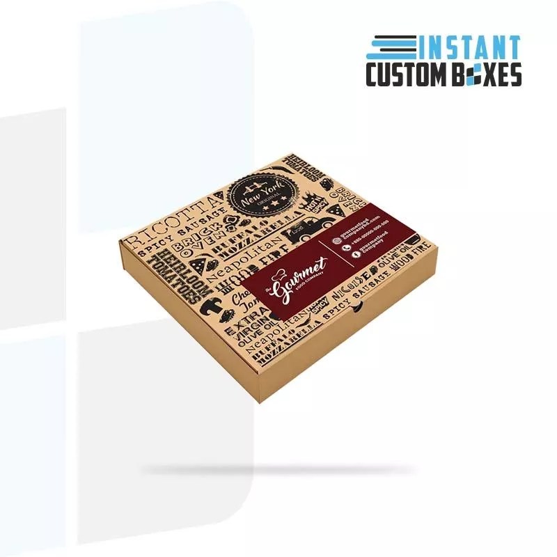 Get Custom Kraft Pizza Boxes Wholesale Instant Custom Boxes