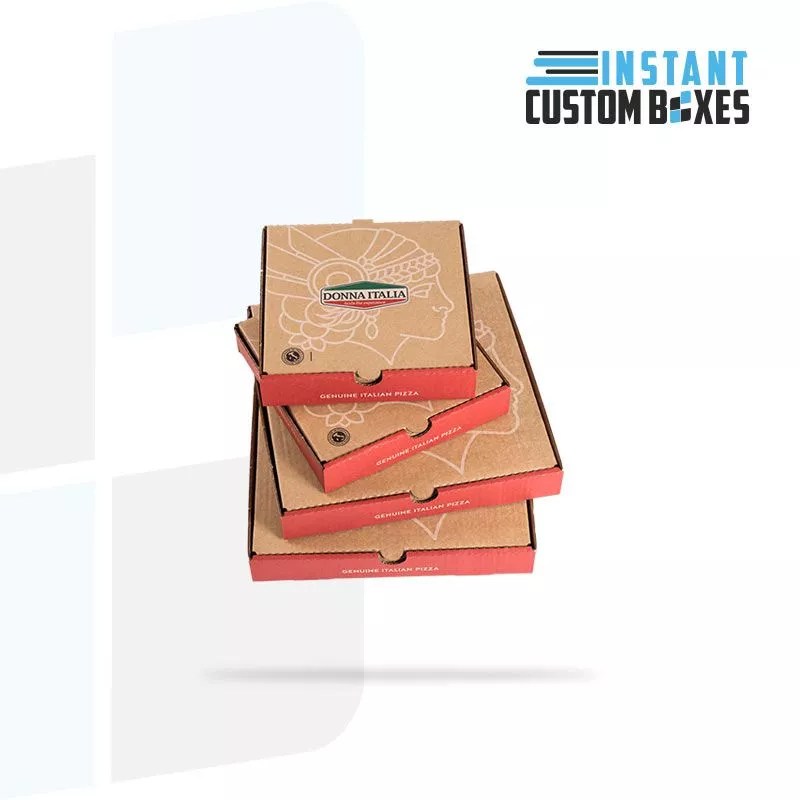 Get Custom Kraft Pizza Boxes Wholesale Instant Custom Boxes