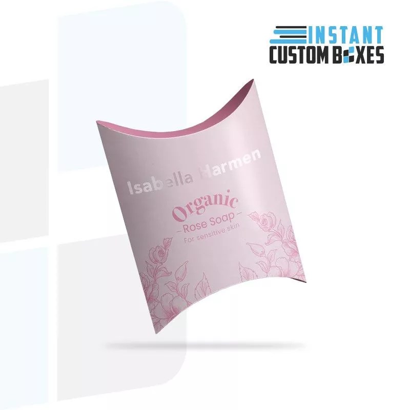 Custom Pillow Boxes with Spot UV Instant Custom Boxes