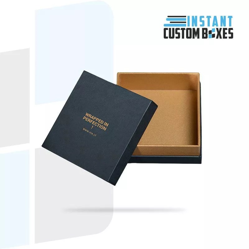 Custom Two Piece Lid & Tray Rigid Boxes Instant Custom Boxes