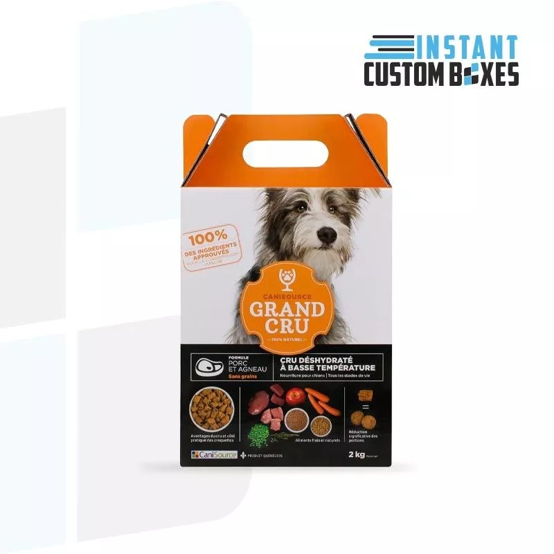 Dog Food packaging Boxes At Wholesale Instant Custom Boxes