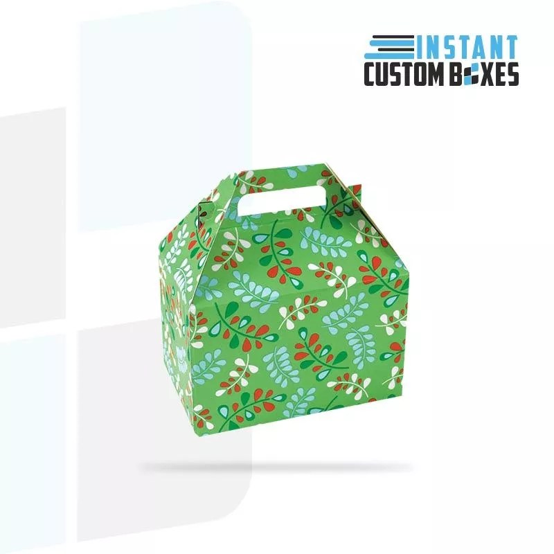 Green Gable Boxes At Wholesale Rate In Bulk Instant Custom Boxes