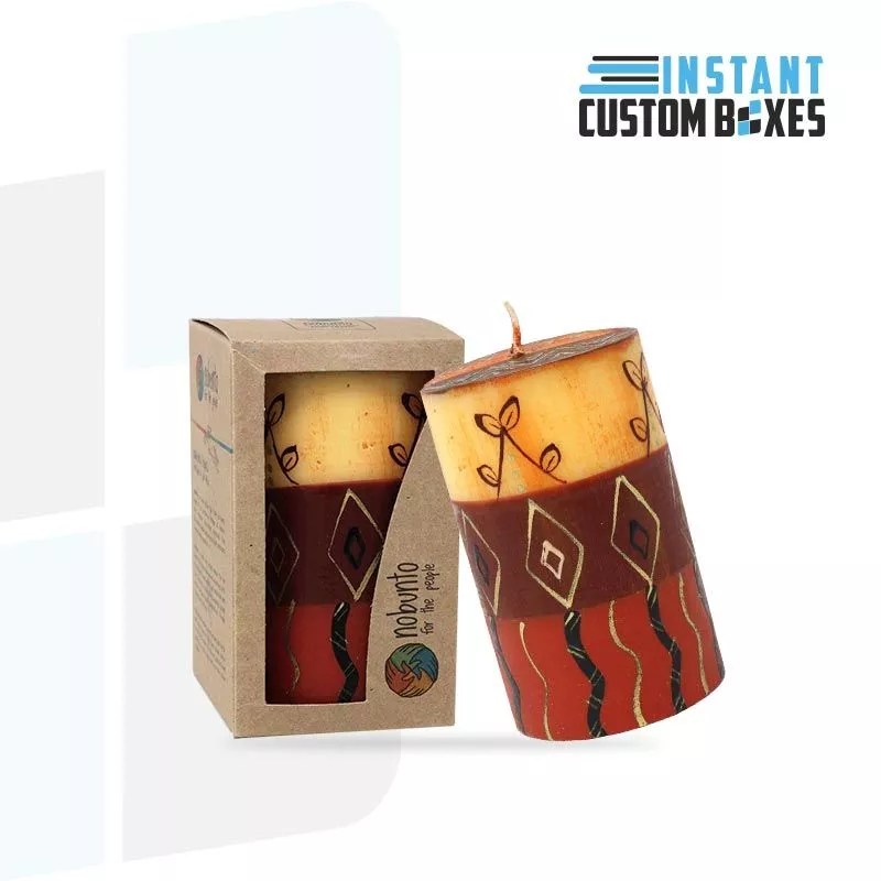 Pillar Candle Boxes At Wholesale Rate Instant Custom Boxes