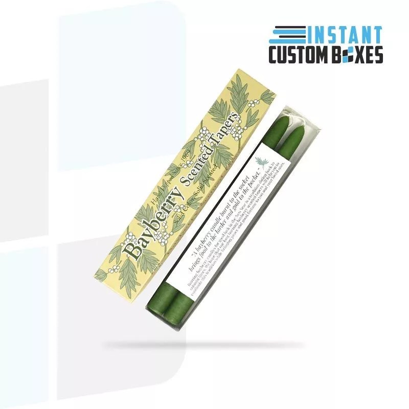 Taper Candle Packaging Boxes Instant Custom Boxes