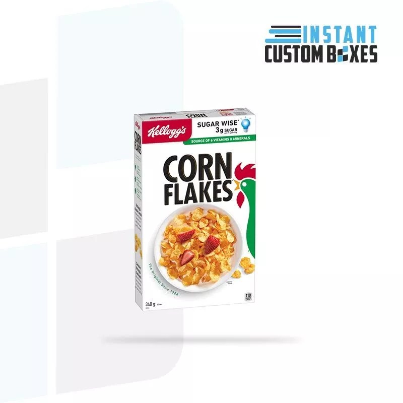 Corn Flakes Cereal Boxes At wholesale Instant Custom Boxes