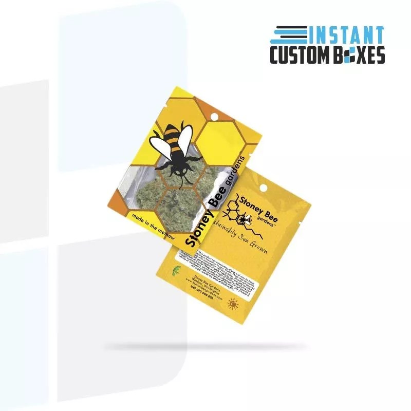 Smell Proof Ziplock Mylar bags At Wholesale Instant Custom Boxes