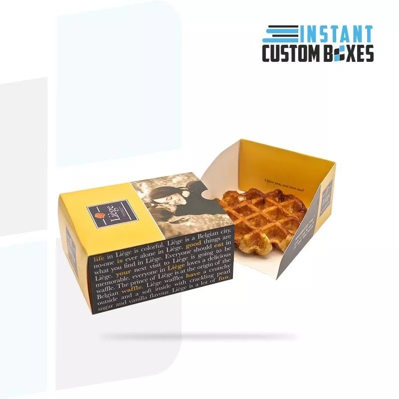 Get Waffle Box With 50 Discount and Free Shipping Instant Custom Boxes